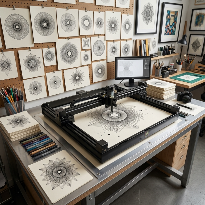 Drawing In System Independence of Human Hands in Automated Drawing Systems