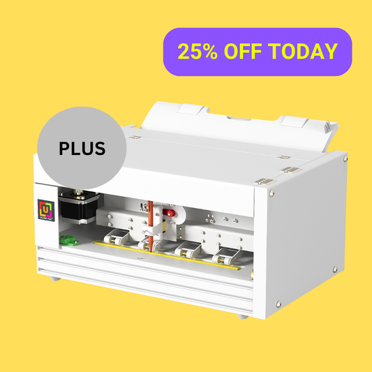 UUNA TEK® iAuto Plus – Handschrijfmachine met invoermechanisme/automatische handtekeningmachine/handschrijfmachine voor brieven/automatische schrijfmachine, schrijft tot 210 brieven en 80 enveloppen per vulling