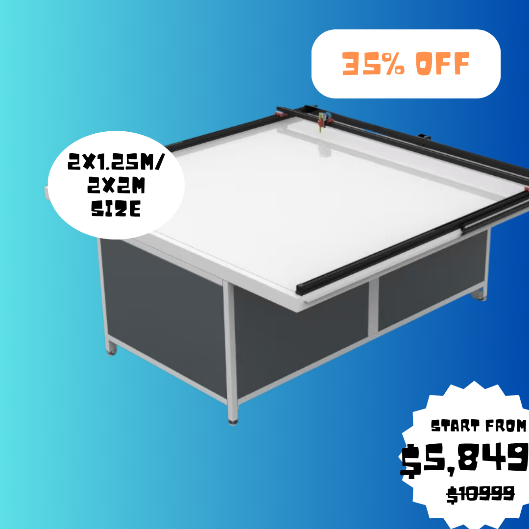 UUNA TEK 3.0 - (2X1.25M/2X2M) Vooraf Geassembleerde Premium Alles-in-één Architect Tekenbureau & Pen Plotter voor Architectonische Tekening met WiFi en SD Kaart