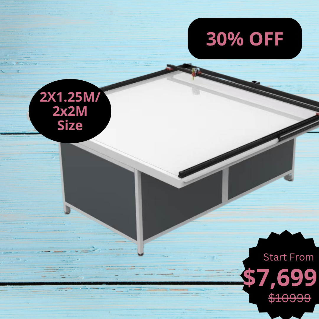 UUNA TEK 3.0 - (2X1.25M/2X2M) Preassembled Premium All-in-One Architect Drawing Table & Pen Plotter  for Architectural Drafting with WiFi and SD Card