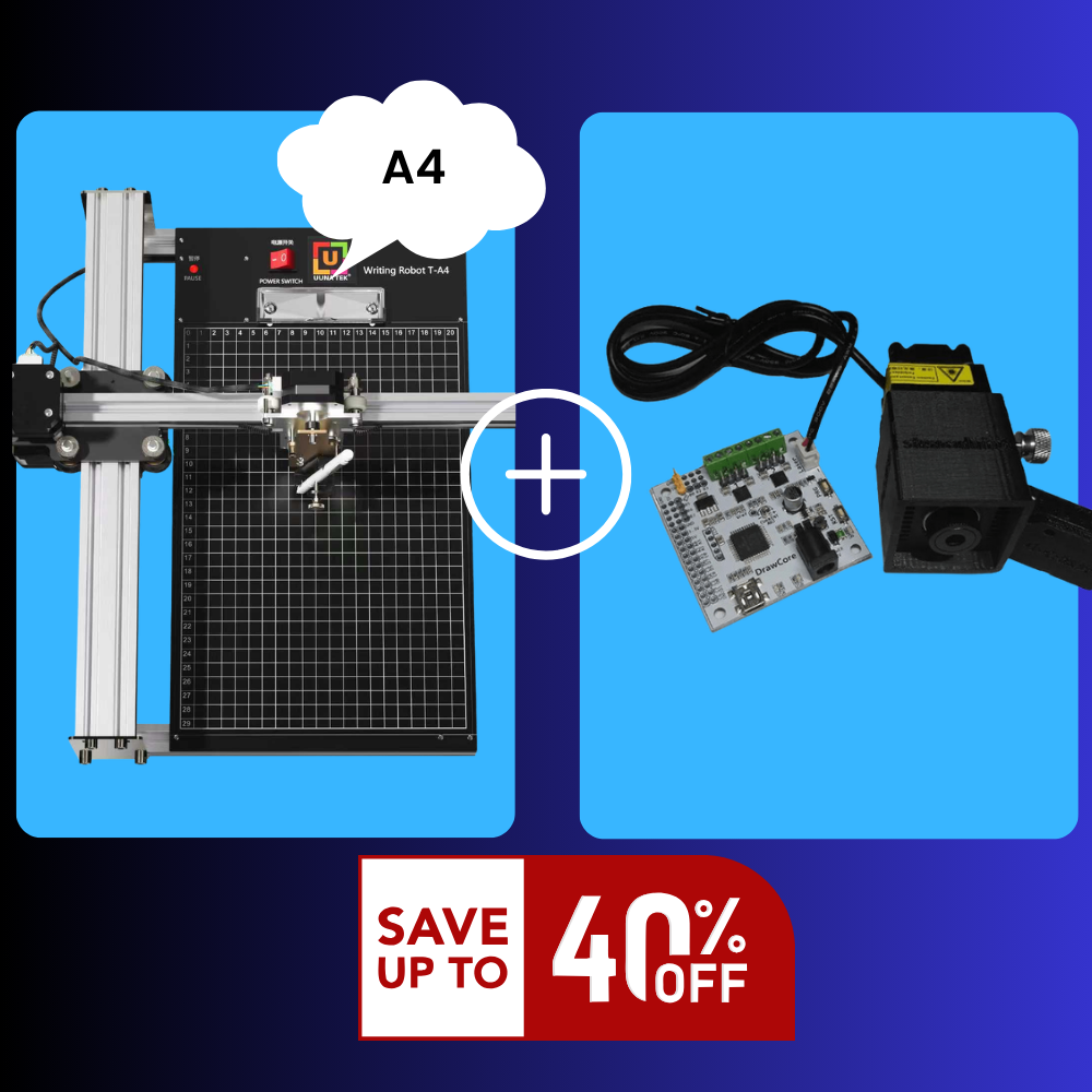 iDraw 2.0 A4+2.5W laserkop bundel