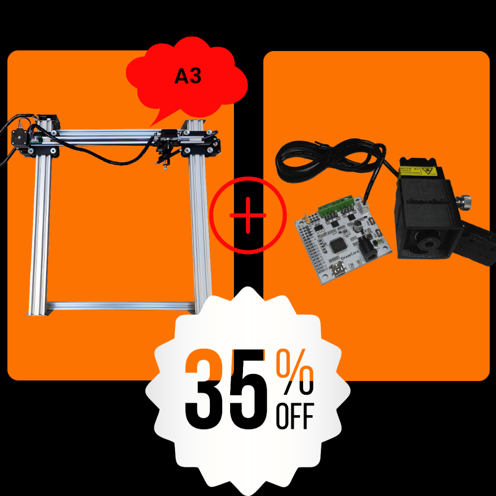 iDraw H A3+2.5W-laserkopbundel