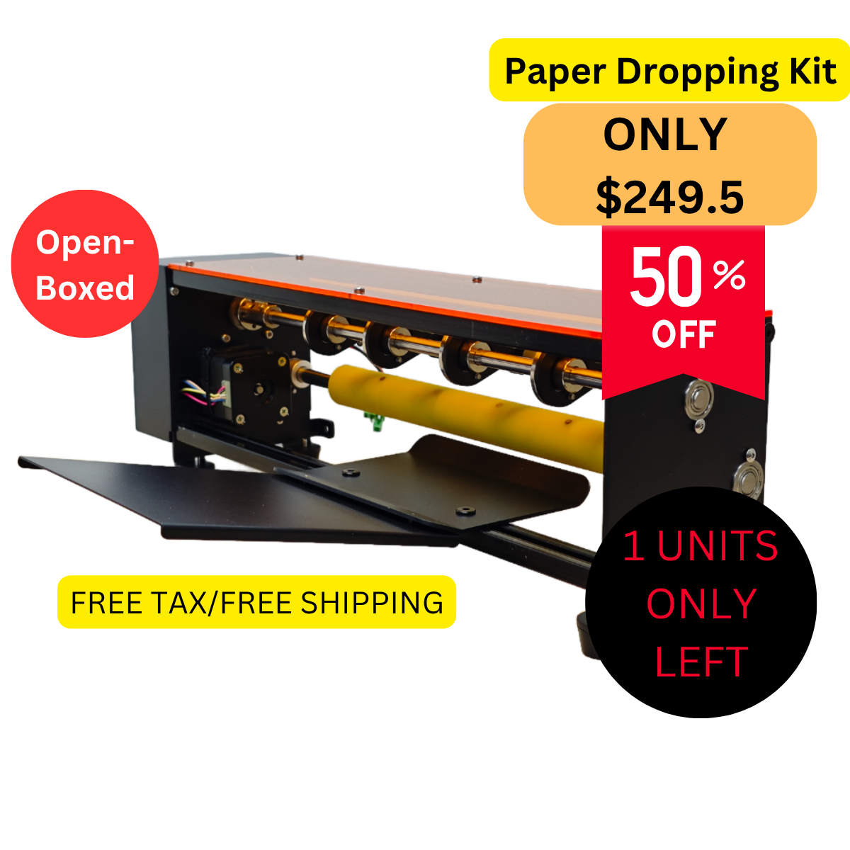 Open-boxed Automatic Paper Dropping Accessory Kit for the iAuto Automatic Writing Machines