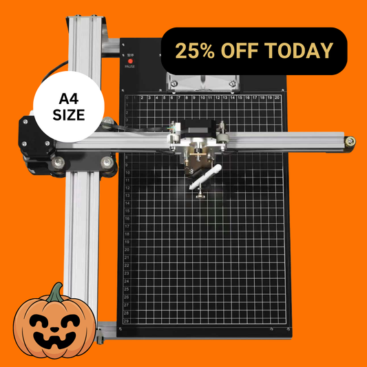 UUNA TEK® iDraw 2.0 - A4-formaat-tekenrobot en tekenmachine, de beste penplotter voor beginners