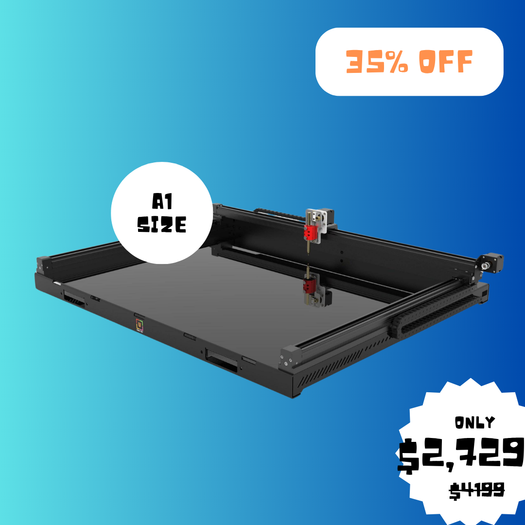 UUNA TEK 3.0 A1 Vooraf Geassembleerde Premium Alles-in-één Pen Plotter Tekenrobot met WiFi & SD-kaart – Groot Formaat, Stillere, Snellere, Nauwkeurigere