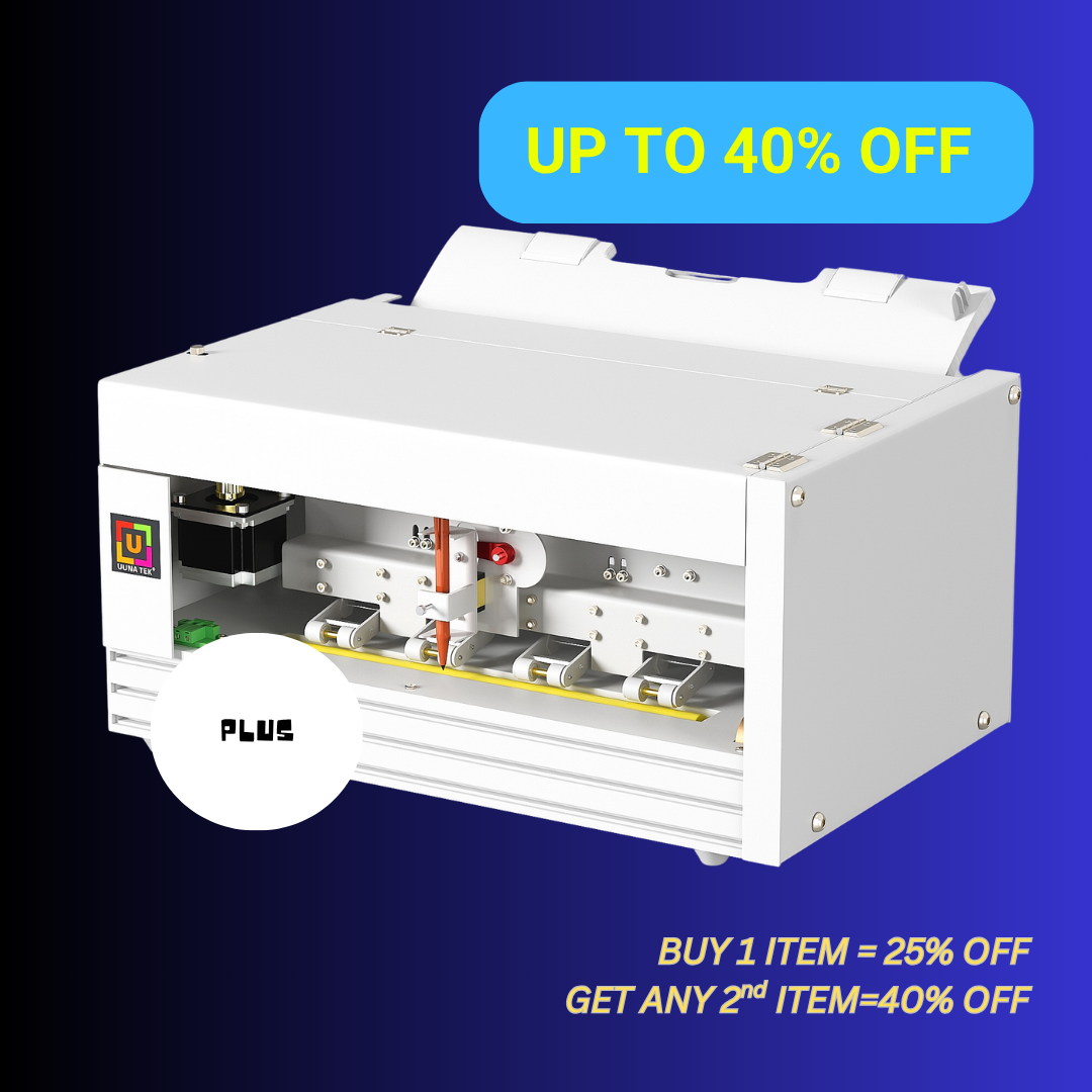 UUNA TEK® iAuto Plus - Handschrifmachine met invoer/automatische handtekeningmachine/handschrifmachine voor brieven/automatische schrijfmachine, schrijft tot 210 brieven, 80 enveloppen per lading