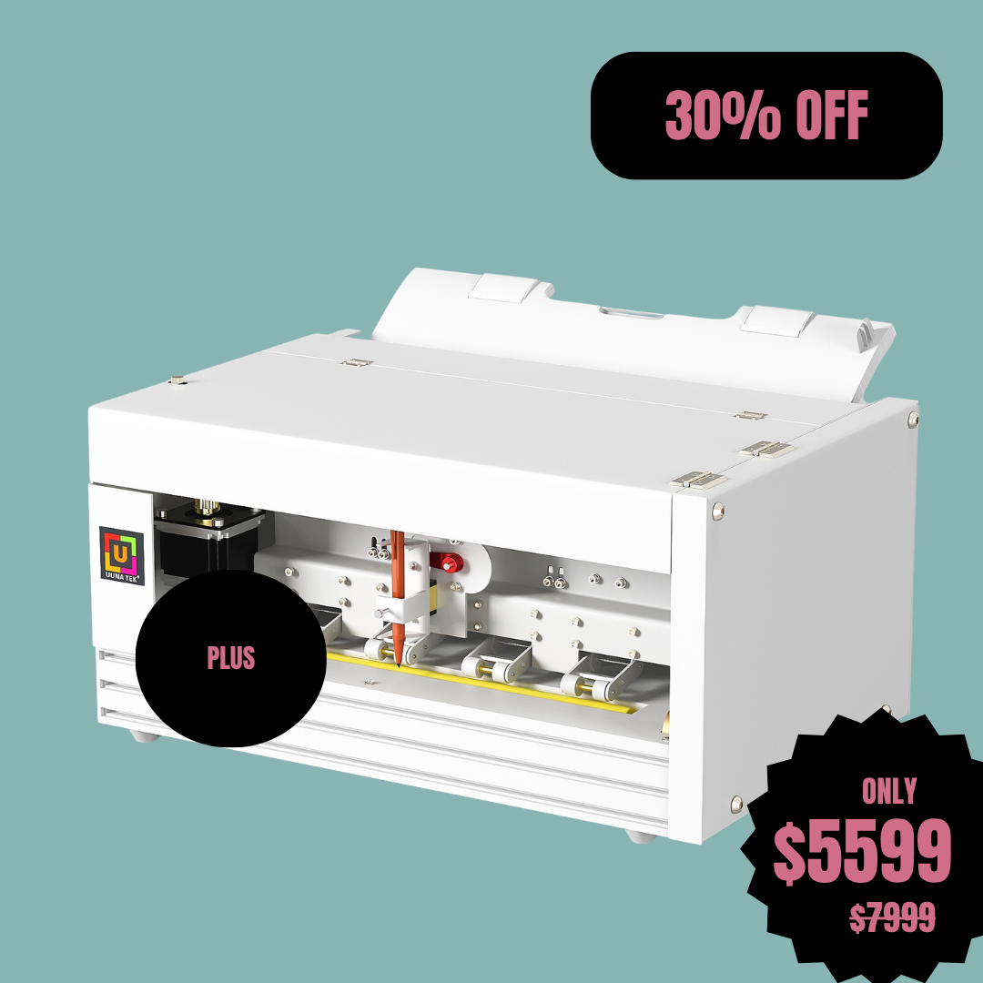 UUNA TEK® iAuto Plus - Handwriting Machine with Feeder/Automatic Signature Machine/Handwriting Machine for Letter/Automatic Writing Machine, Write Up to 210 Letters, 80 Envelops Per Load