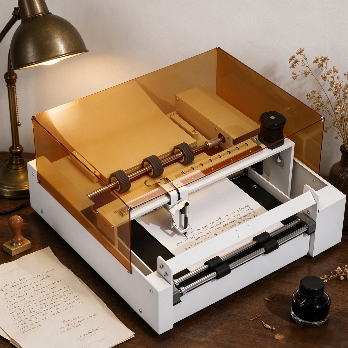 UUNA TEK® iAuto Plus 2.0 - The Next-Gen AI Automatic Writing Machine, Write Up to 250 Letters, 95 Envelops Per Load - UUNA TEK CO.,LIMITED