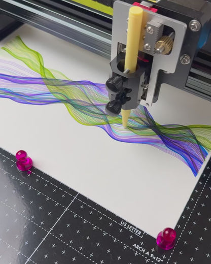 UUNA TEK 3.0 A3 Vooraf Geassembleerde Premium Alles-in-één Pen Plotter Tekenrobot met WiFi & SD Kaart – Compact, Stillere, Snellere, Nauwkeurigere